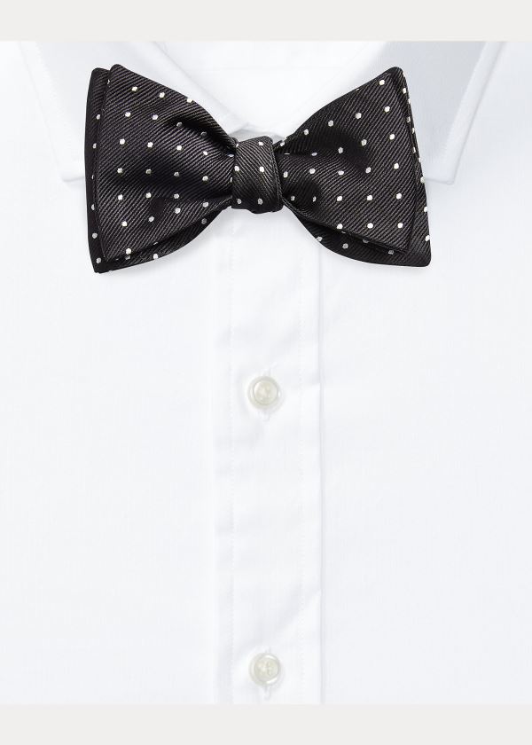 Laços Polo Ralph Lauren Polka-Dot Silk Repp Bow Homem 54701-YDBU